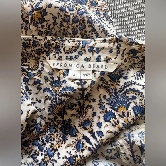 Veronica Beard - ‘Lavella’ Silk Floral Minidress - Picture 1 of 14